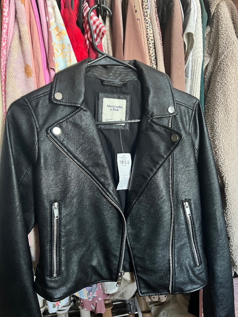 Abercrombie leather jacket